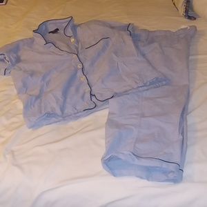 J crew vintage short sleeve pajama set size m